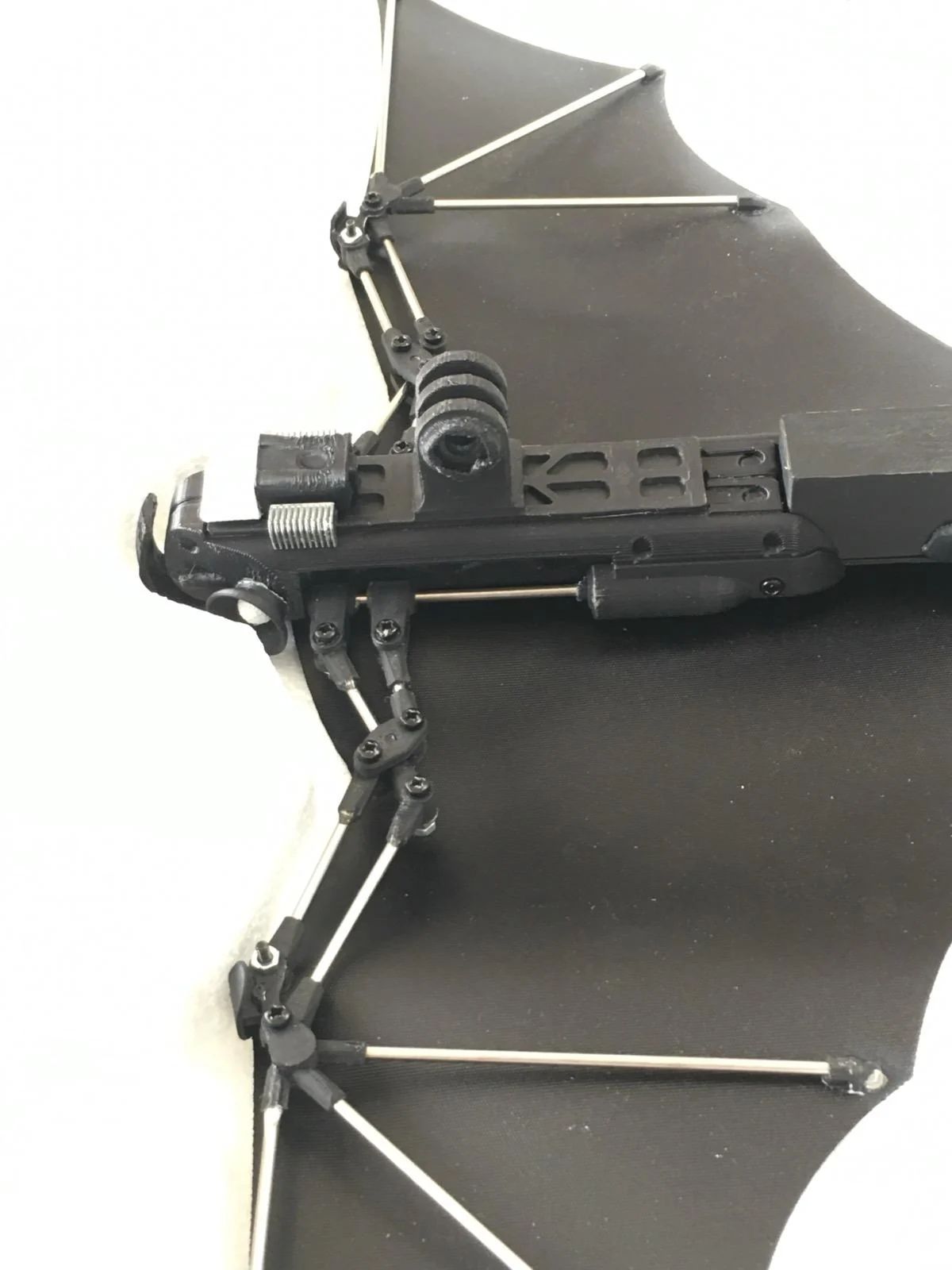 Digital Bat prop shown during fabrication