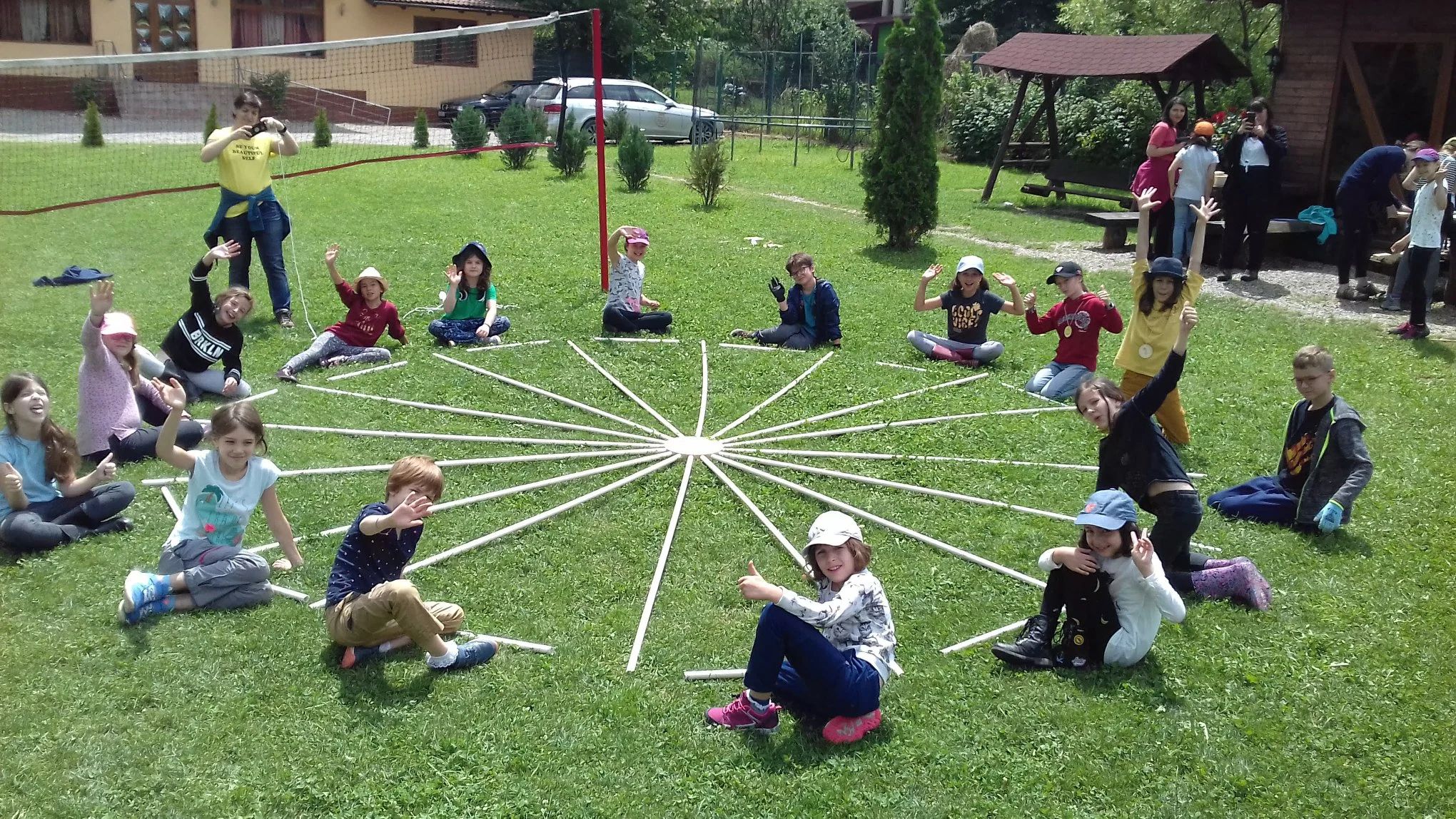 Umbrella dome construction detail
