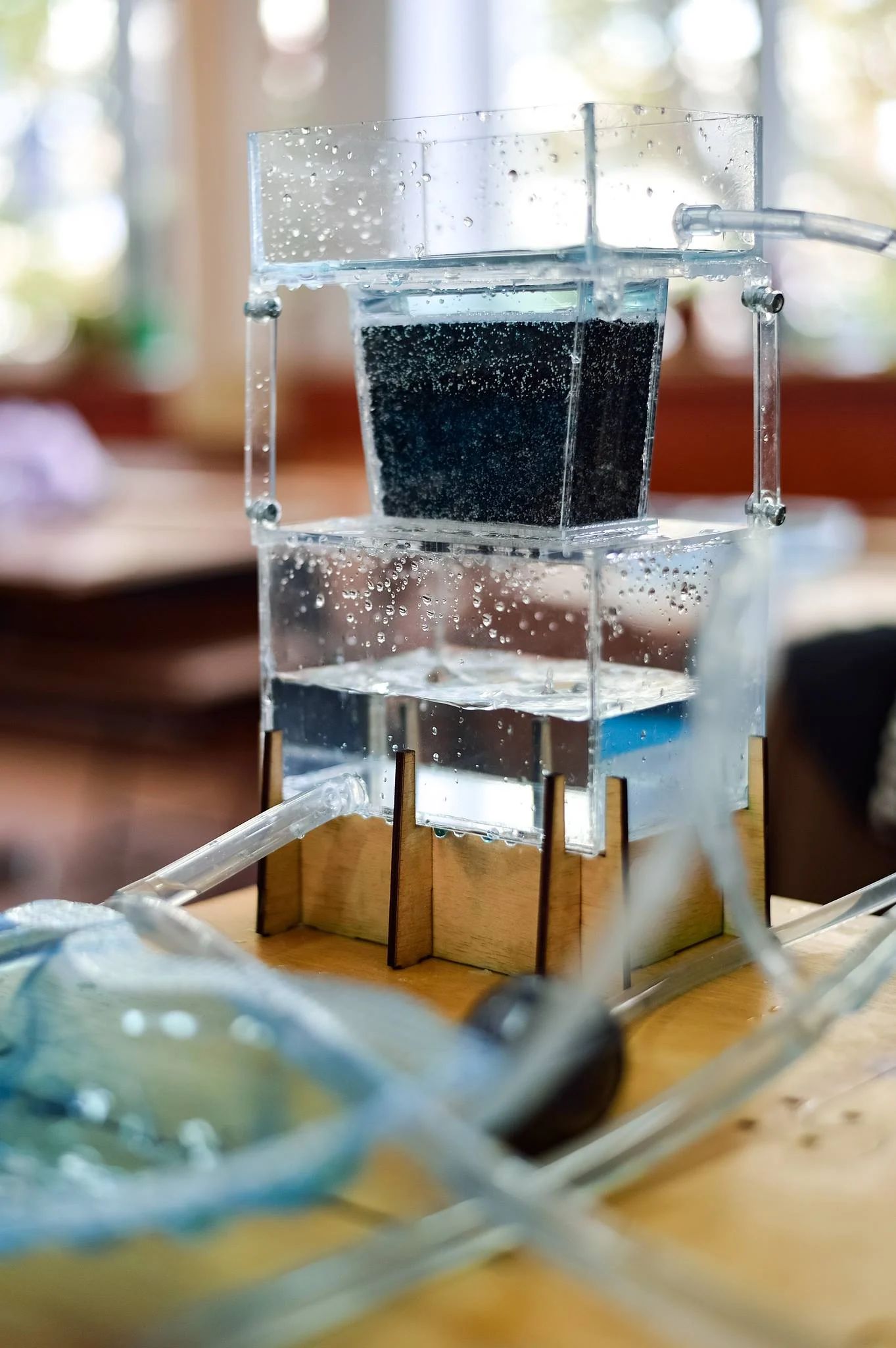 Vertical view of the Urban Water Cycle educational object